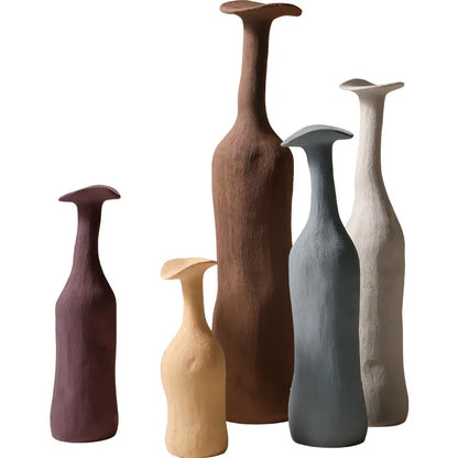 Organic Vessel - Morandi Ceramic Vase Collection