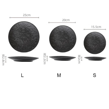Noir™ Ceramic Serving Plate Collection