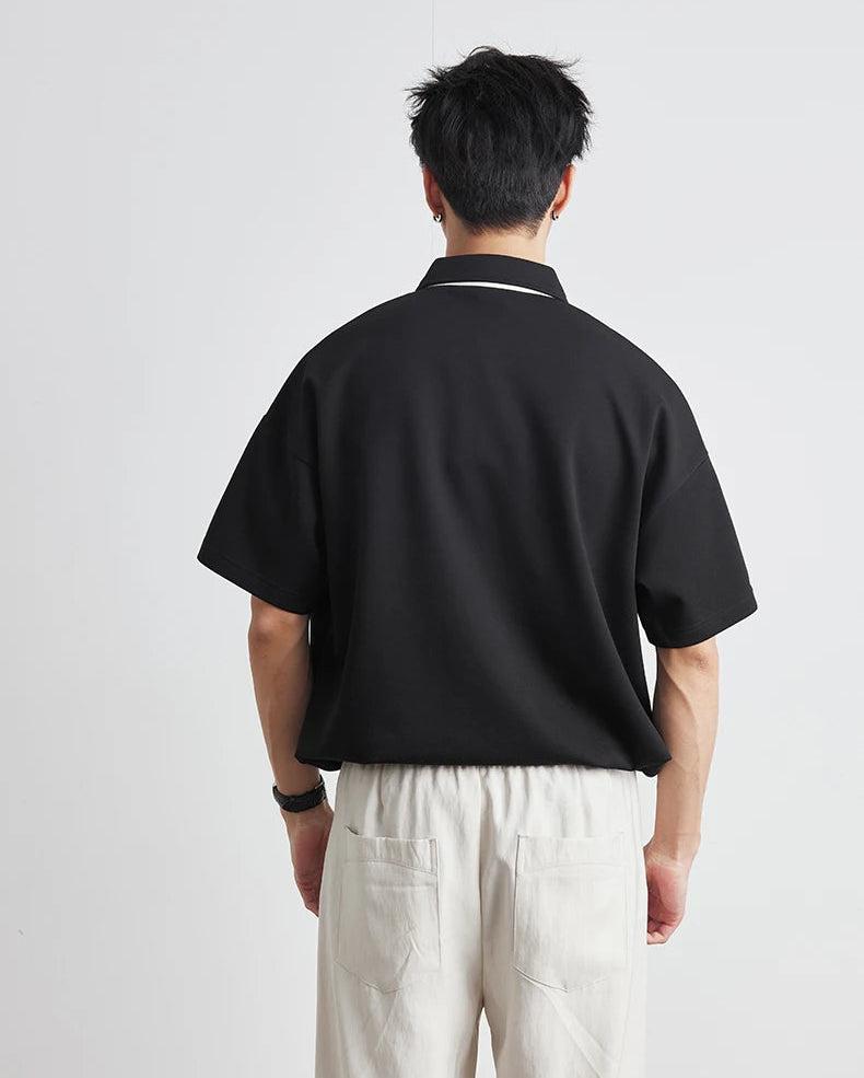 Button Pocket Polo Shirt