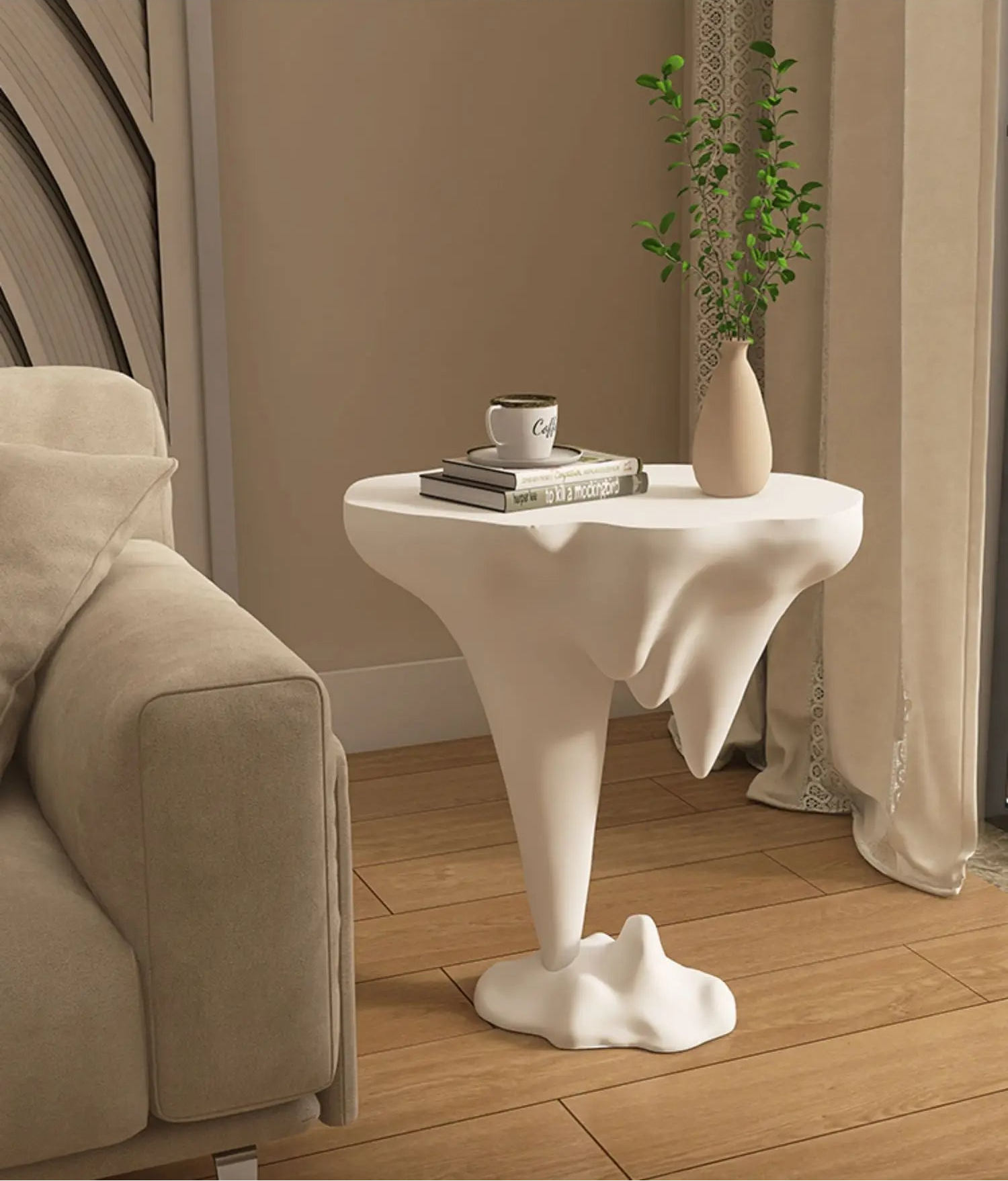 Fluid Form - Sculptural Side Table Collection