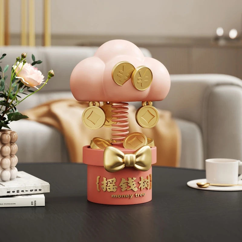 Sculpted Resin Money Tree Figurine