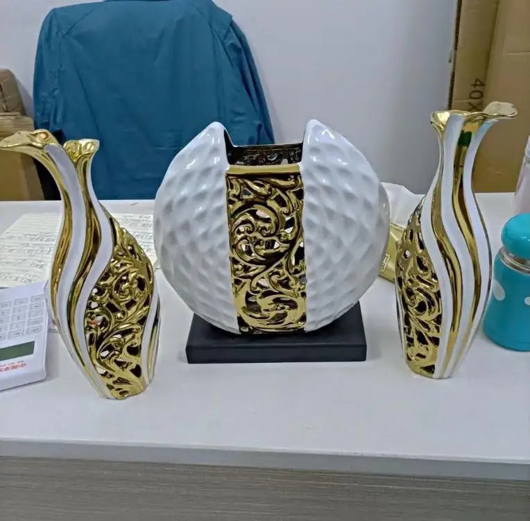Ceramic Vase Trio