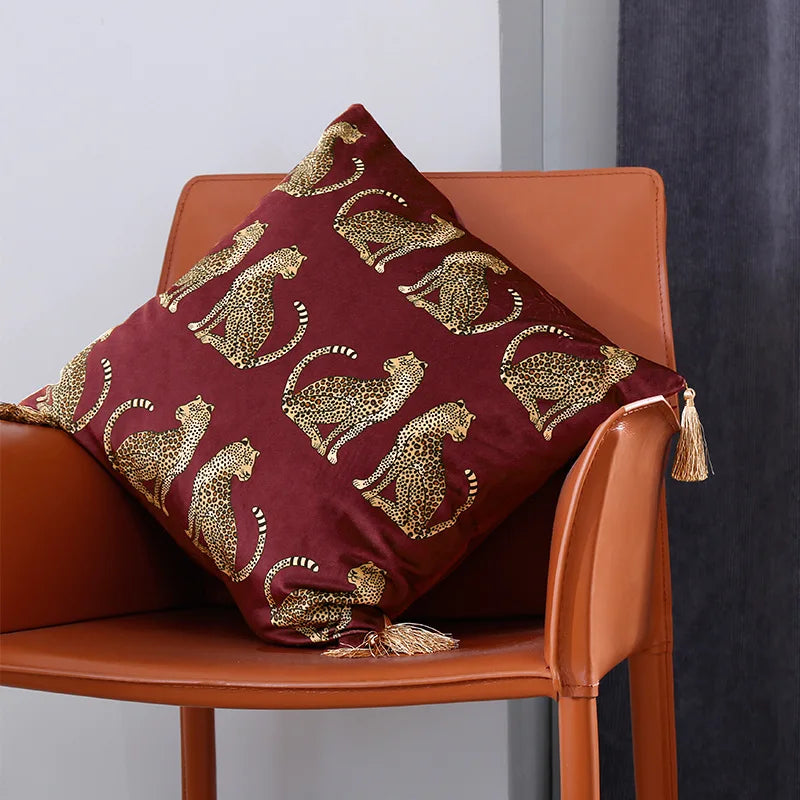 Regal Leopard Luxe™ Cushion