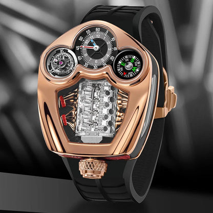 APEX MÉCANIQUE V12 SKULL WATCH