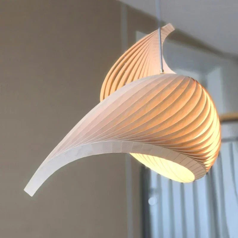 The Marea - Shell-Inspired Pendant Light in Natural Materials
