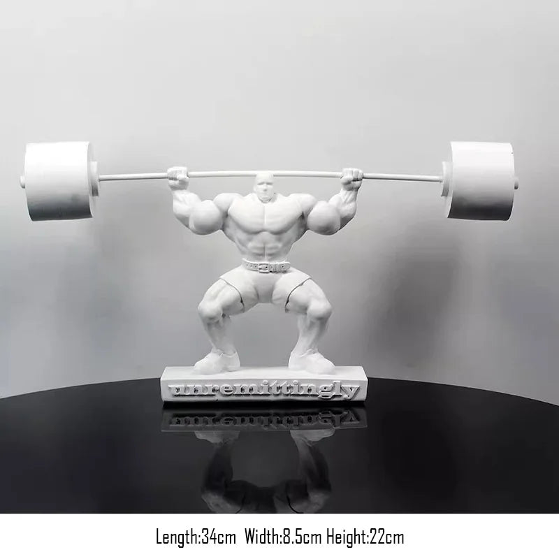 The Ironborn - Muscular Bodybuilder Sculpture in Cold-Cast Resin