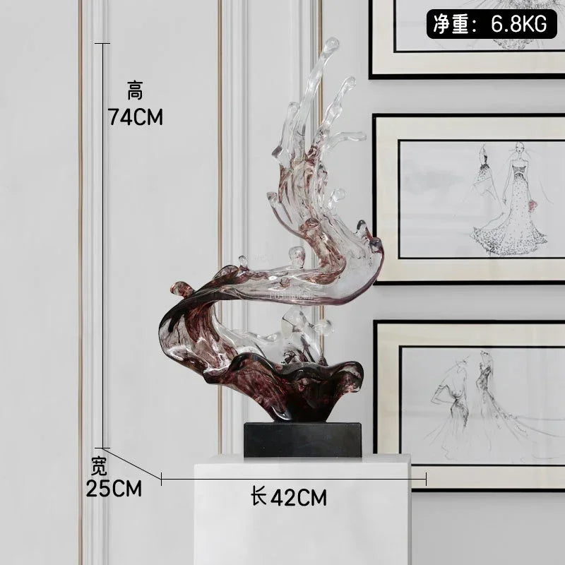 LIQUID ASCENT | Water Splash Sculpture