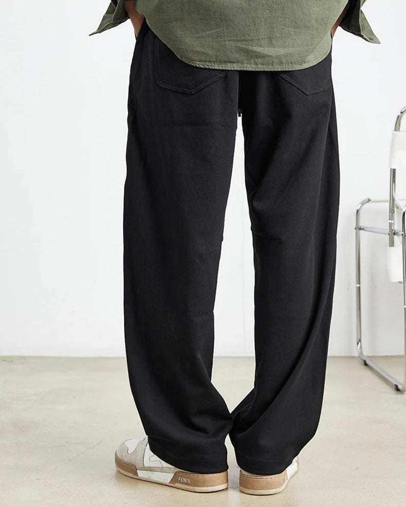 Cotton Straight Cargo Pants