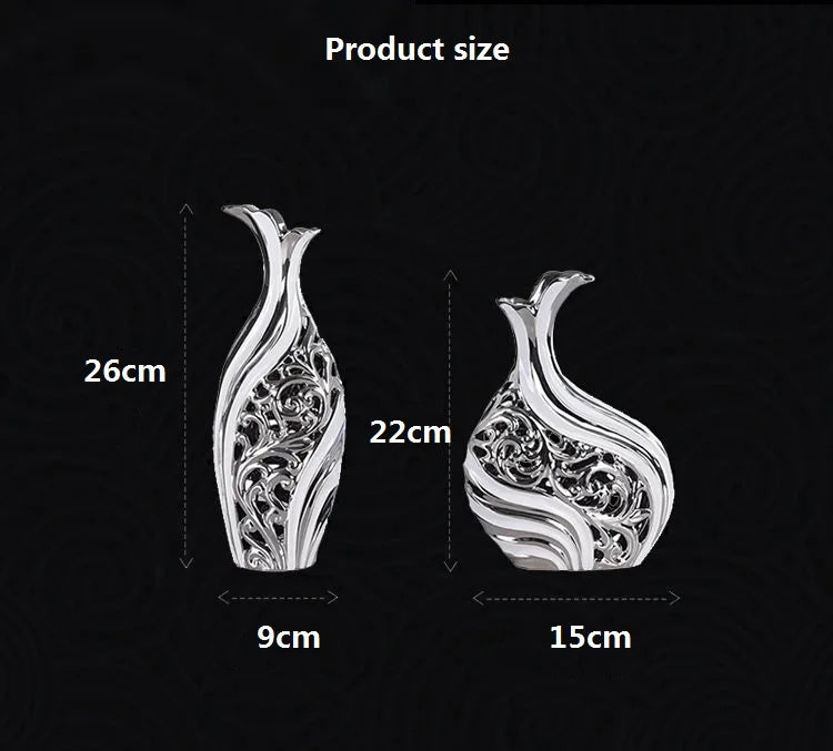 Ceramic Vase Trio