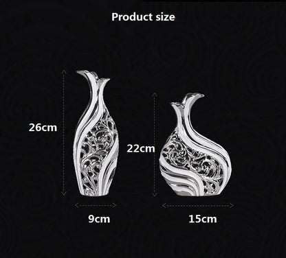 Ceramic Vase Trio