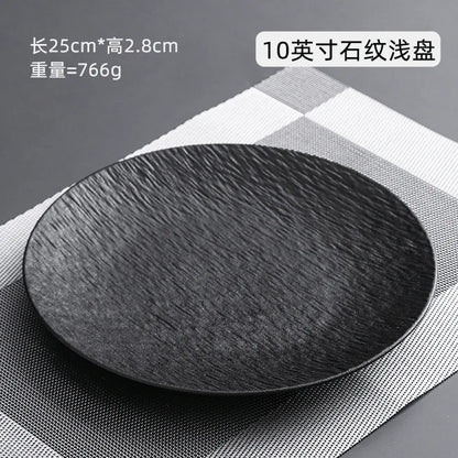 Noir™ Ceramic Serving Plate Collection