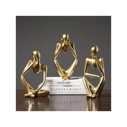 Abstract Contemplation Resin Figure