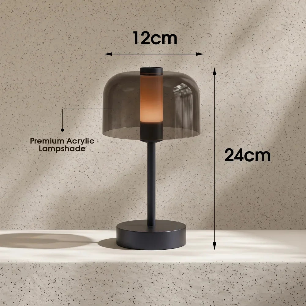 Cordless Clear Acrylic Table Lamp