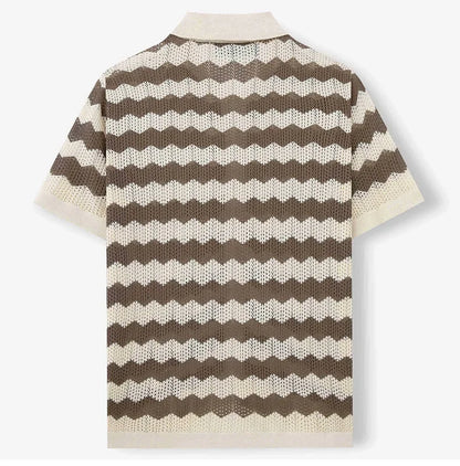 Coastal Mesh™ Knitted Cutout Shirt