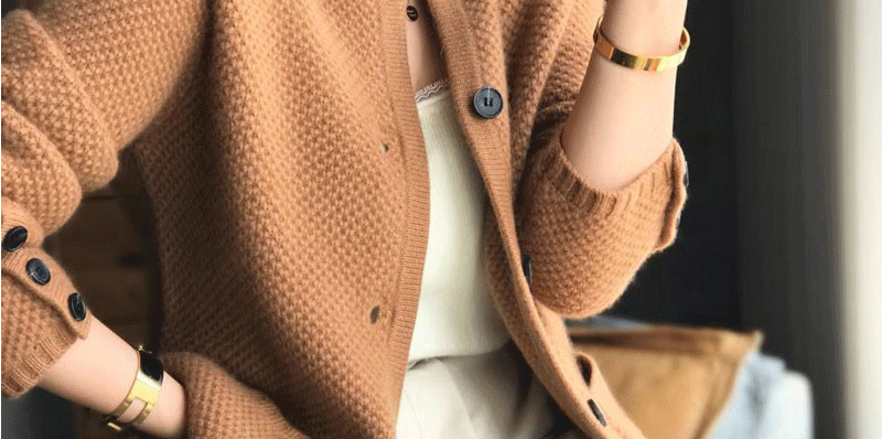 100% Cashmere Cardigan