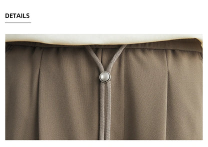 Japanese-Style Elastic Waist Pants