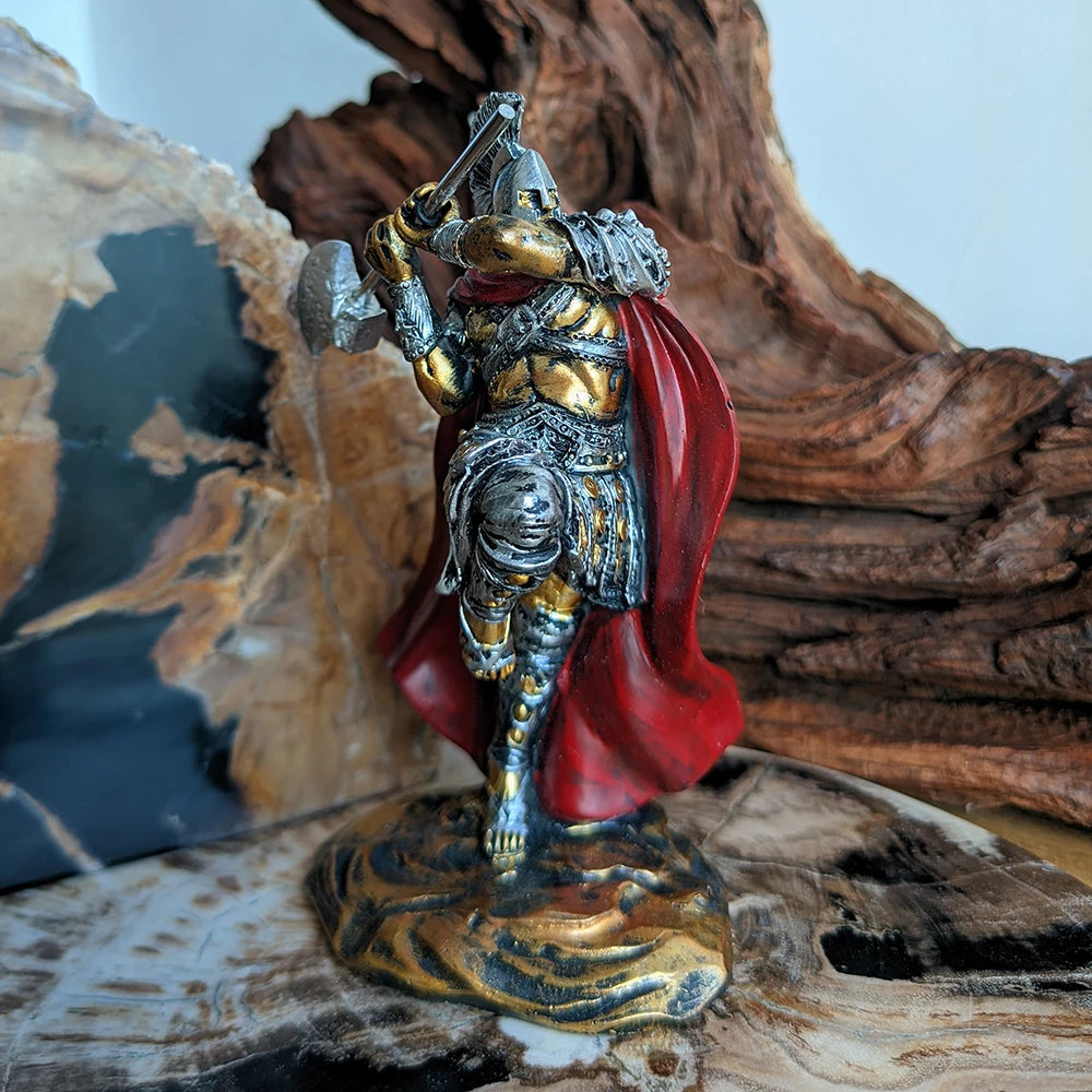 The Spartan Warrior - Standing Figure with Sword and Axe