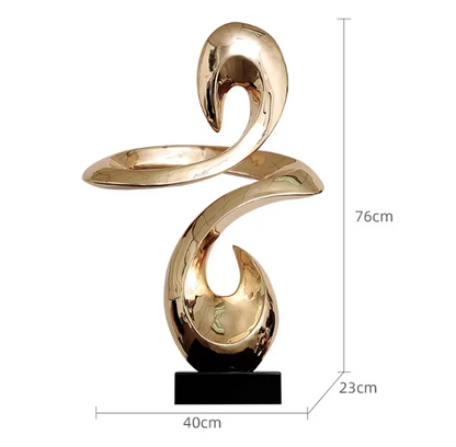 ASCENDING GRACE | Abstract Swan Sculpture