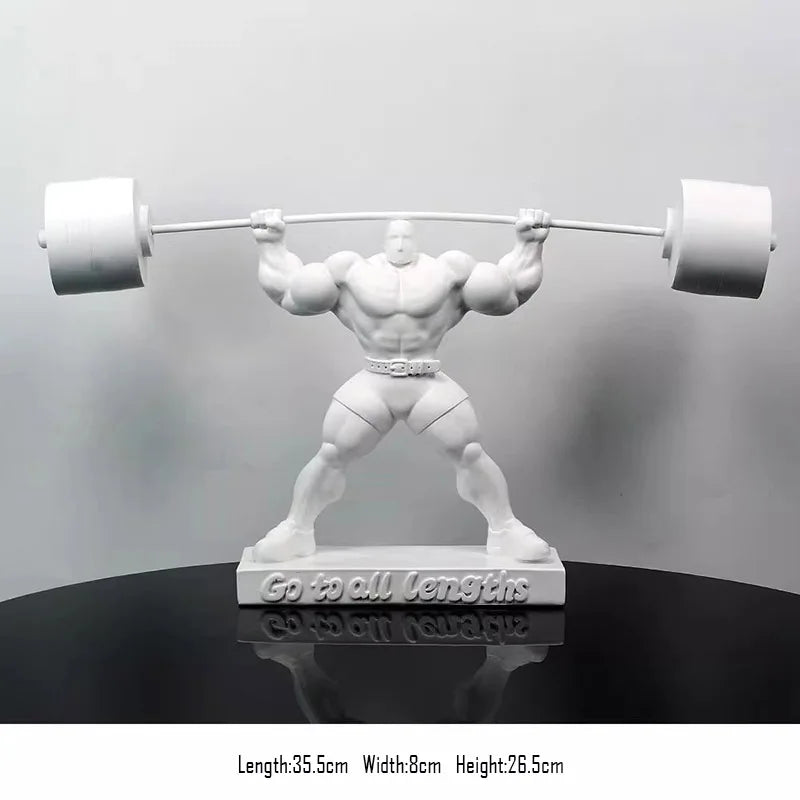 The Ironborn - Muscular Bodybuilder Sculpture in Cold-Cast Resin