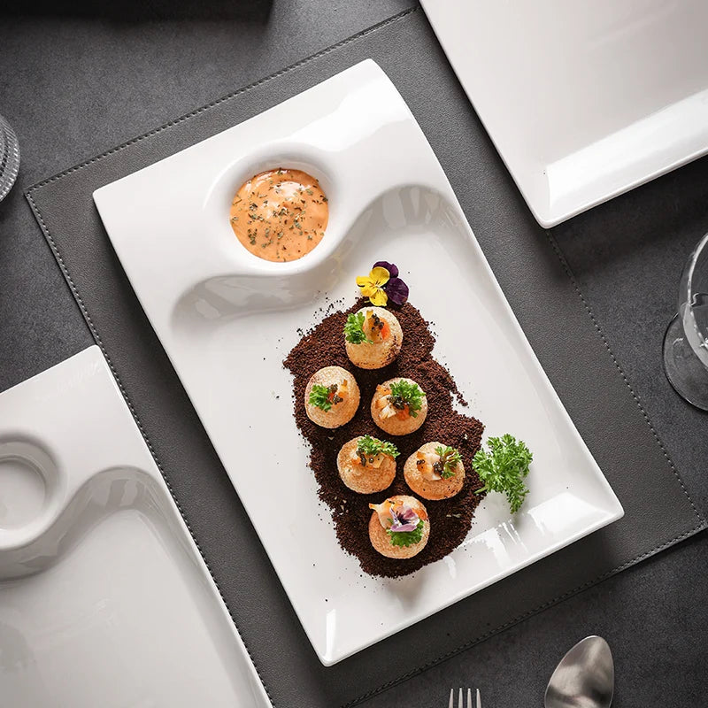 Contour™ Asymmetric Presentation Plate