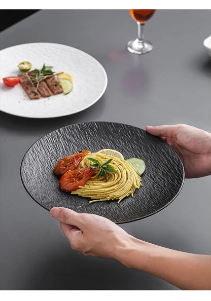 Noir™ Ceramic Serving Plate Collection
