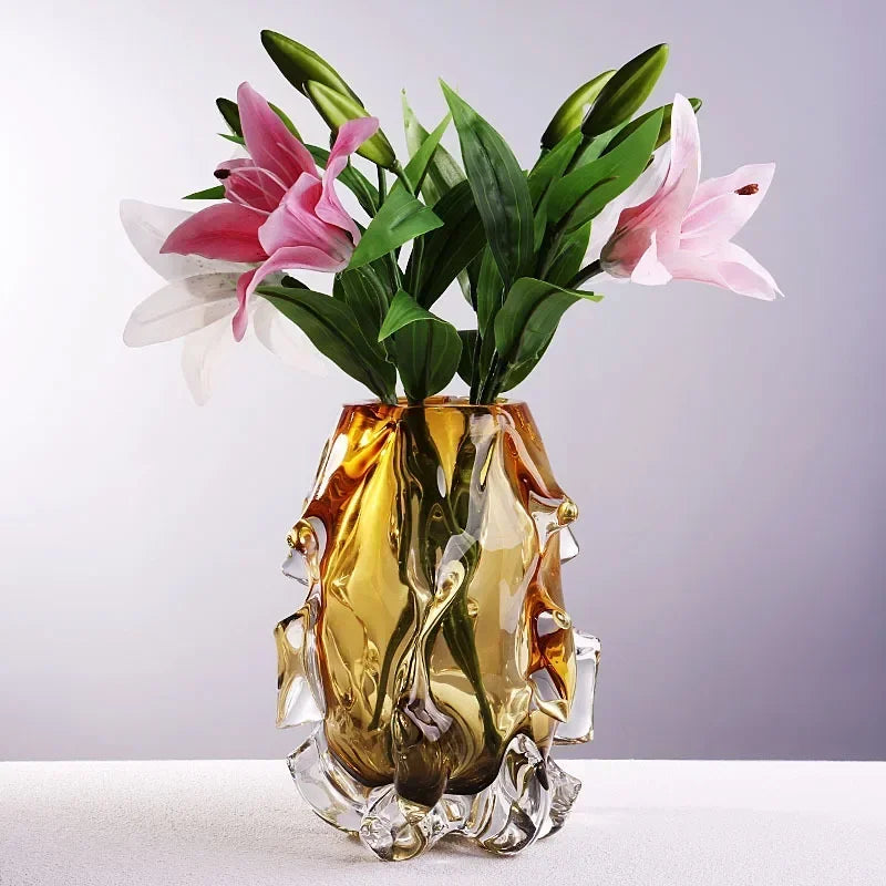 Molten Glass Vase