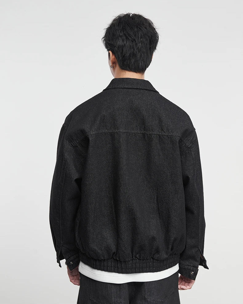 Washed Denim Work Jacket