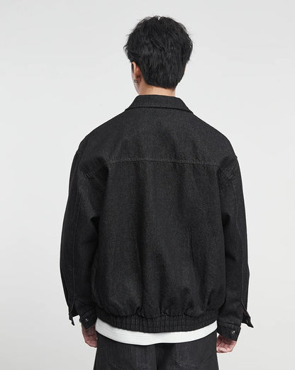 Washed Denim Work Jacket