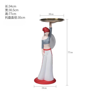 Sculptural Resin Figure Statue
