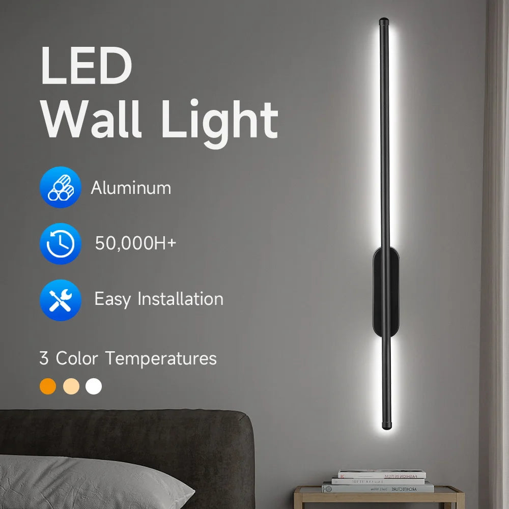 Linear Aluminum LED Wall Sconce