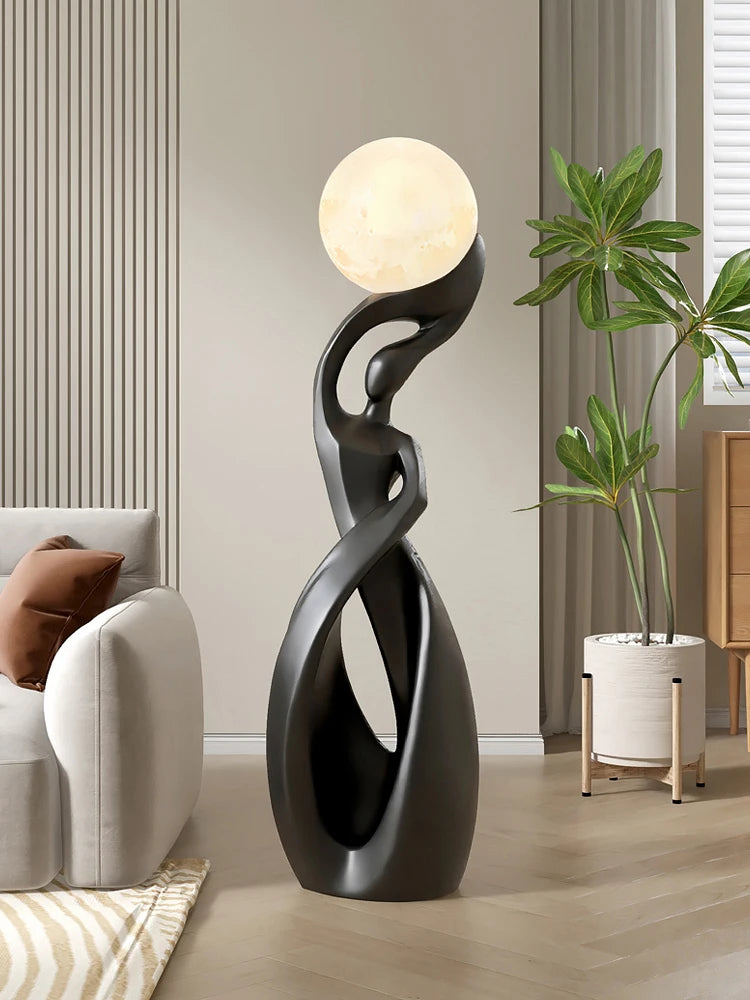 Lunar Embrace Floor Sculpture