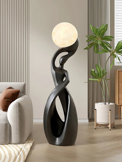 Lunar Embrace Floor Sculpture