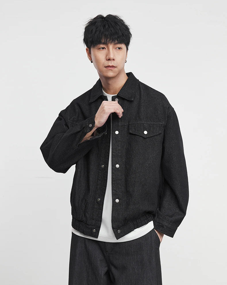 Washed Denim Work Jacket