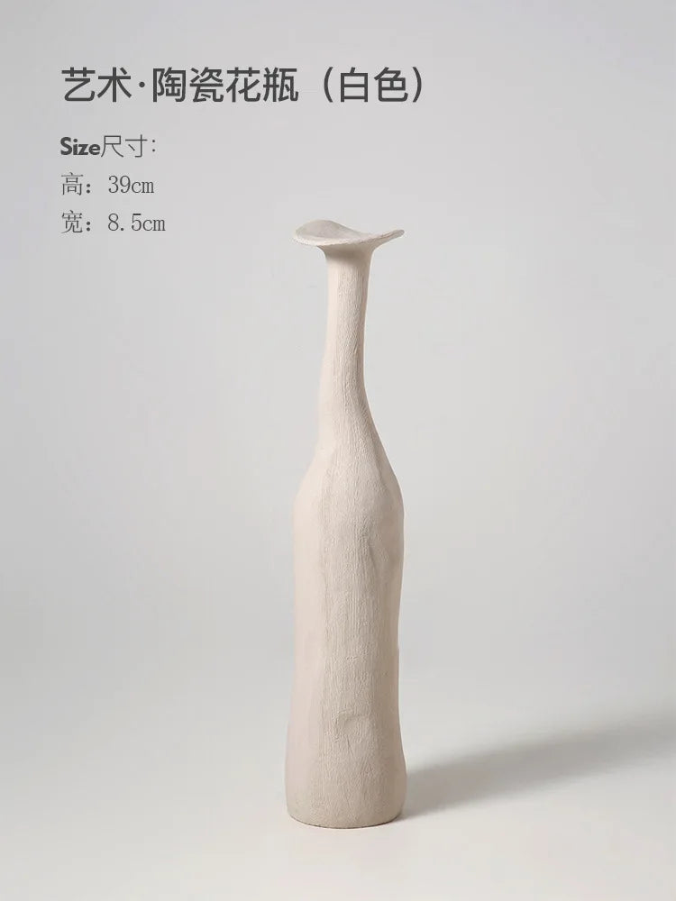 Organic Vessel - Morandi Ceramic Vase Collection