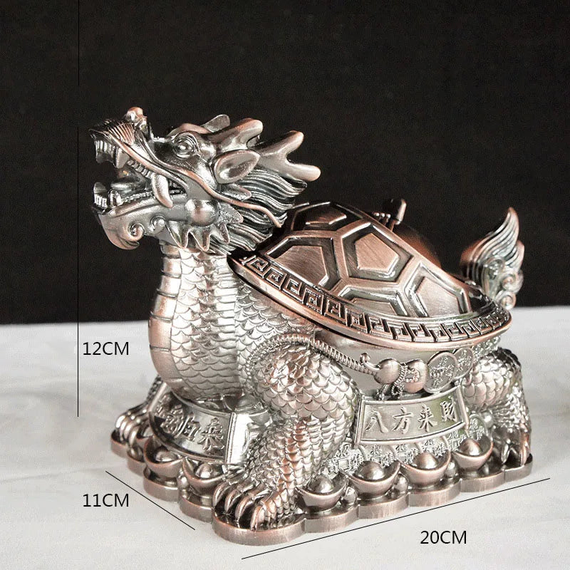 Dragon Turtle Lidded Ashtray