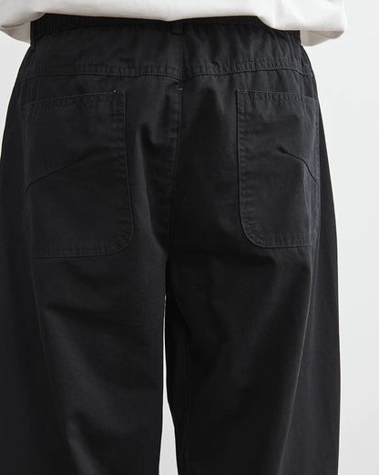 Cotton Straight Trousers