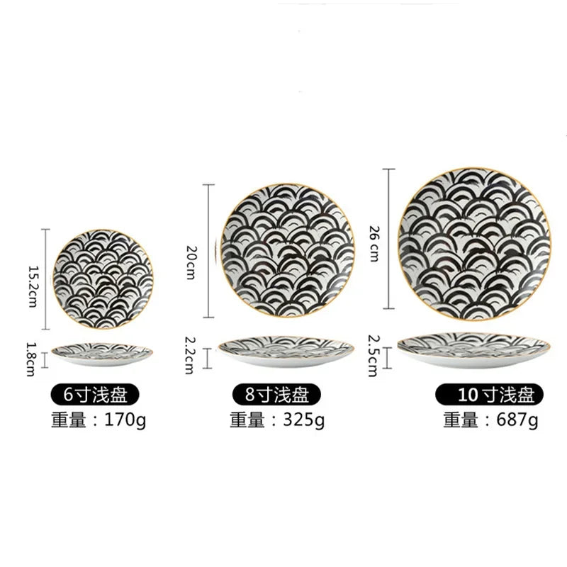 Hypnotic™ Geometric Dinner Plate Collection