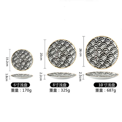 Hypnotic™ Geometric Dinner Plate Collection