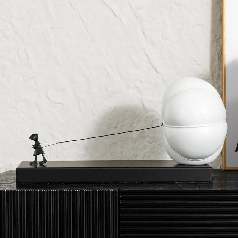Pumpkin Figure Desktop Sculpture