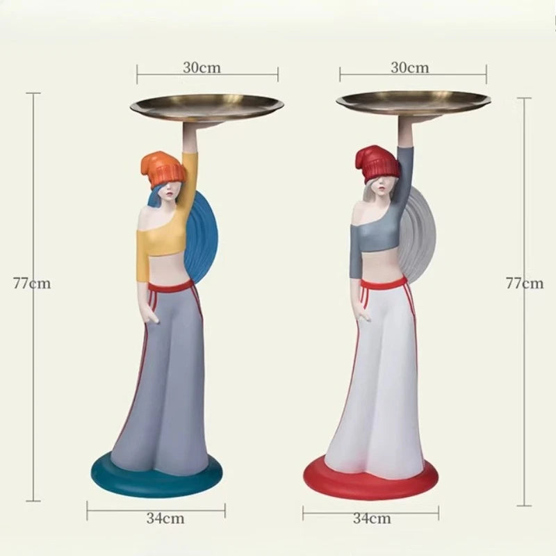 Sculptural Resin Figure Statue
