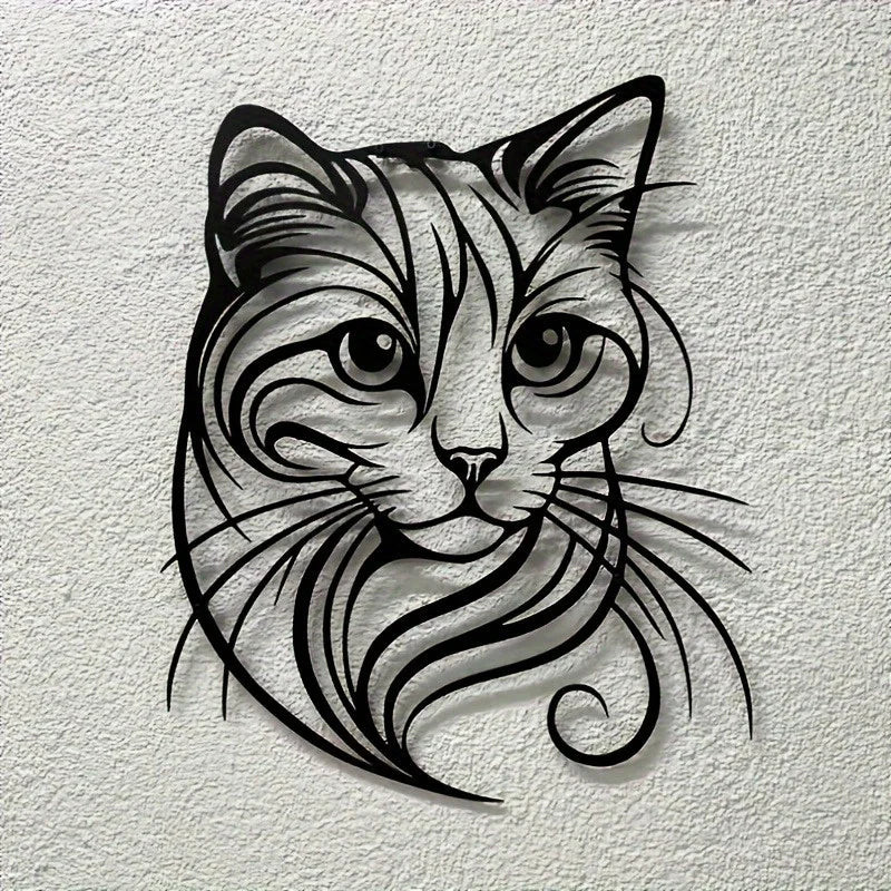 FelineCharmer™ Simple Cat Wall Sculpture