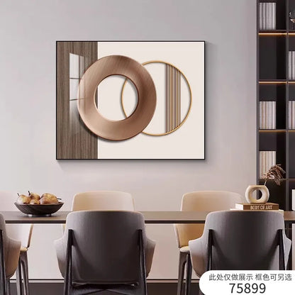 Abstract Meter Box Cover Panel