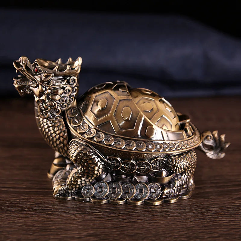 Dragon Turtle Lidded Ashtray