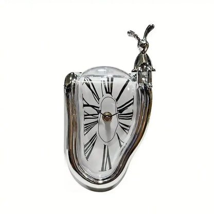 Surrealist Melting Wall Clock