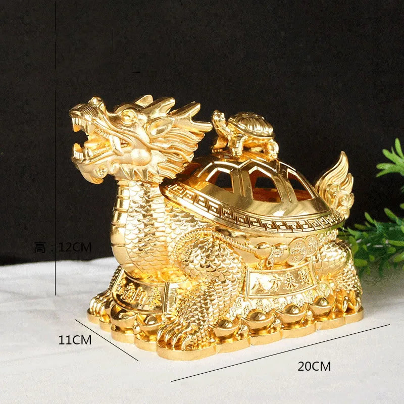 Dragon Turtle Lidded Ashtray