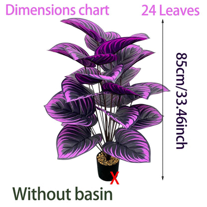 PURPLE TROPICAL FOLIAGE PLANT