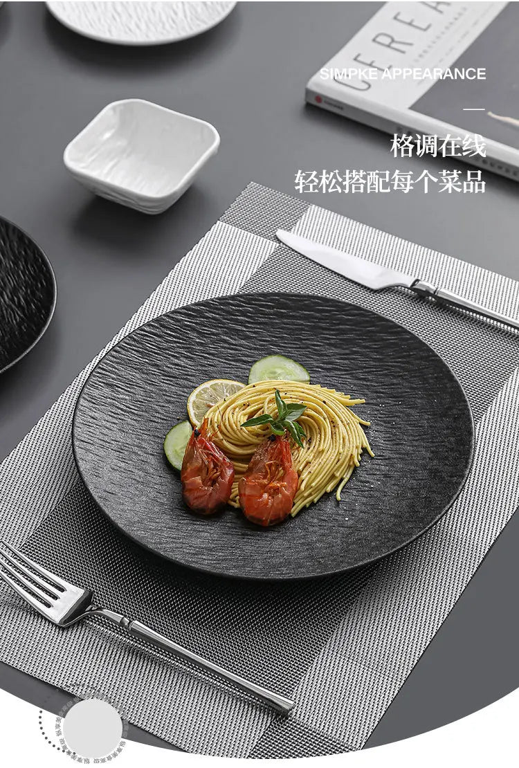 Noir™ Ceramic Serving Plate Collection
