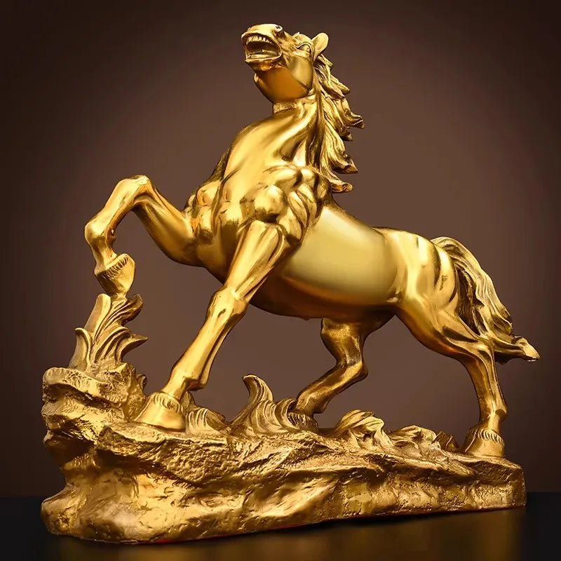 SWIFT VICTORY COLLECTION | Brass Horse Sculptures