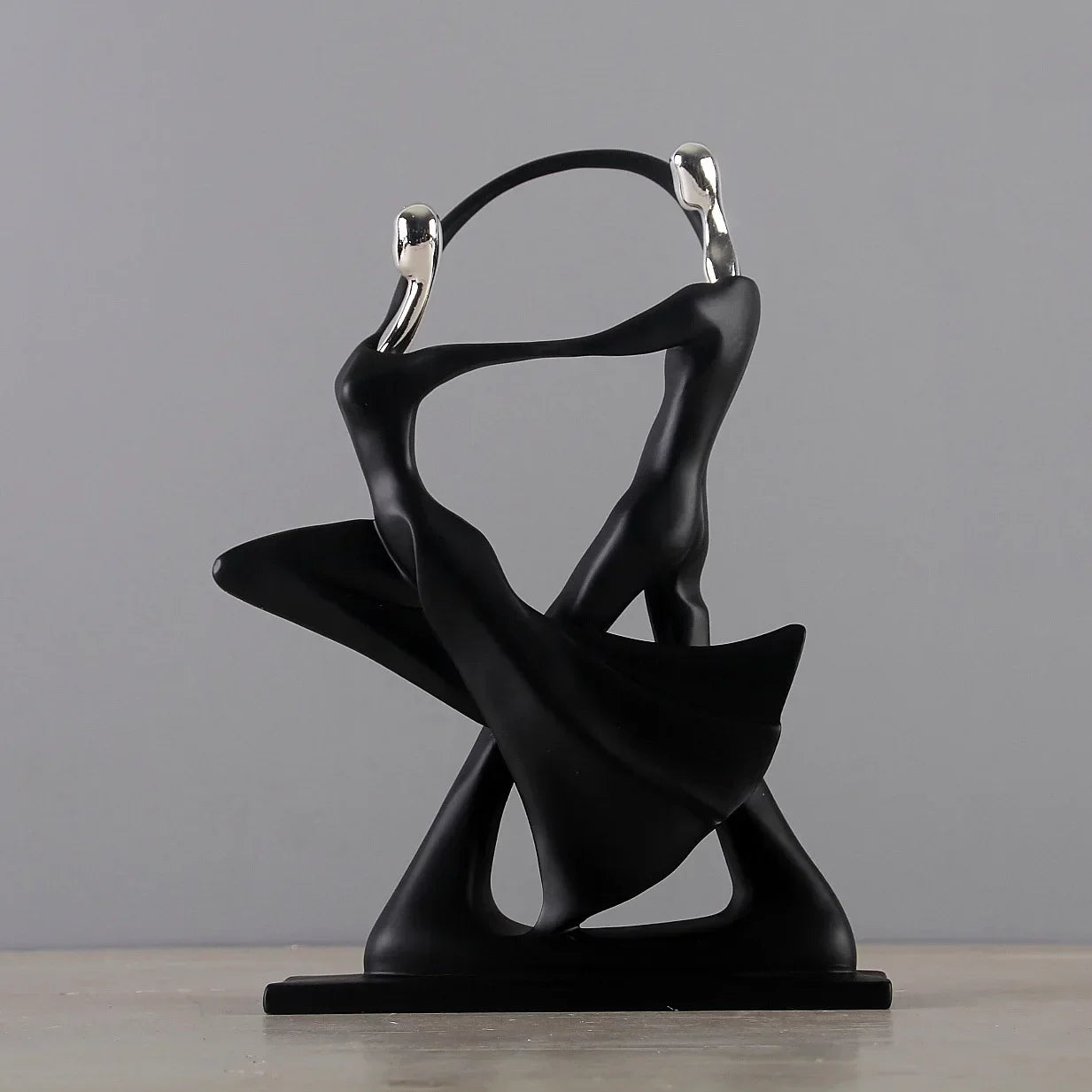 Dancing Couple Resin Sculpture