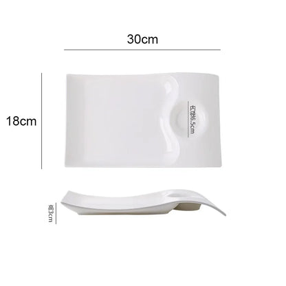 Contour™ Asymmetric Presentation Plate